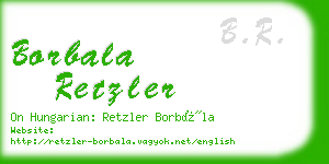 borbala retzler business card